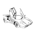 Dibujo para colorear colorear carros deportivos