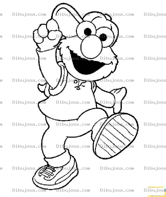 Dibujo para colorear Dibujo De Gonzo Con Gorra Para Pintar Y Colorear A Gonso De Los Mopets