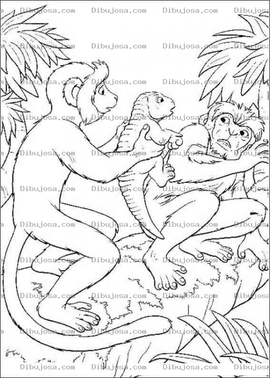 Dibujo para colorear Dinosaurio Bebe