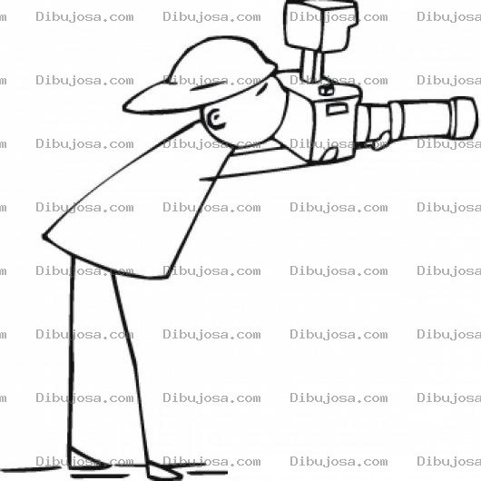 Dibujo para colorear Dibujo De Chico Fotografo Para Colorear