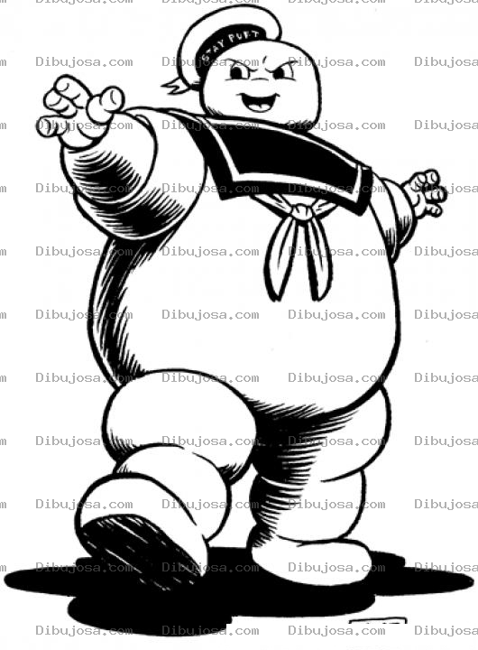 Dibujo para colorear Dibujo Del Senor Puf De Staypuft Para Pintar Y Colorear
