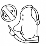 Dibujo para colorear Signo De No Fumar Para Pintar Y Colorear