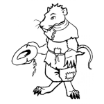 Dibujo para colorear Dibujo De Ratoncito Pobre Para Pintar Y Colorear