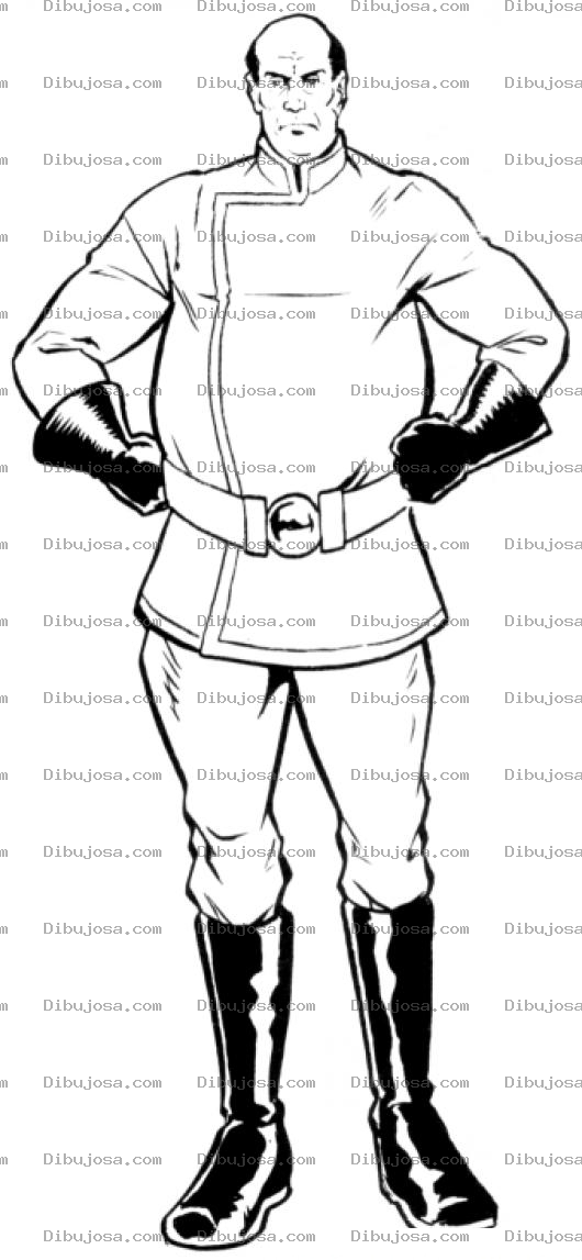 Dibujo para colorear Dibujo De Hombre Gigante Para Pintar Y Colorear