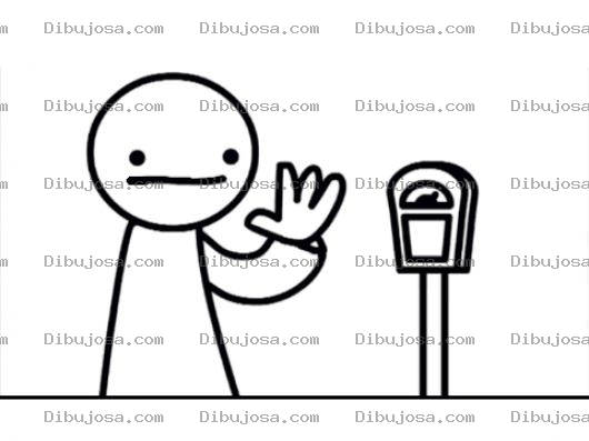 Dibujo para colorear Dibujo De Parquimetro Para Pintar Y Colorear