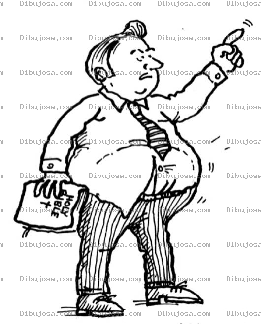Dibujo para colorear Dibujo De Pastor Gordo Y Panson Predicando Sobre El Pecado De La Gula Para Pintar Y Colorear