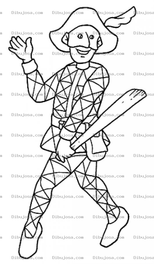Dibujo para colorear Dibujo De Alerquin Para Pintar Y Colorear