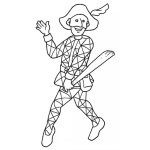 Dibujo para colorear Dibujo De Alerquin Para Pintar Y Colorear