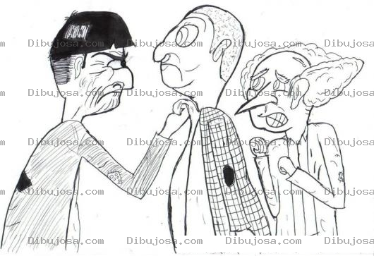 Dibujo para colorear 3stooges Dibujo De Los 3chiflados Para Pintar Y Colorear A Los Treschiflados