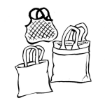 Dibujo para colorear Dibujo De Bolsos De Mujer Para Pintar Y Colorear