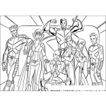 Dibujo para colorear Dibujo De Los Xmen Para Pintar Y Colorear