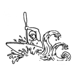 Dibujo para colorear Dibujo De Kayak Para Pintar Y Colorear