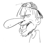 Dibujo para colorear Dibujo De Vago Narigon Para Pintar Y Colorear