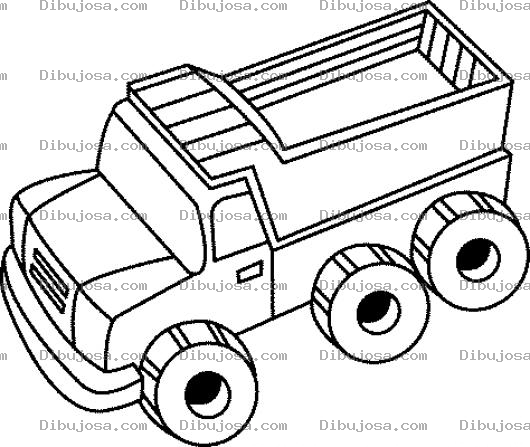 Dibujo para colorear Dibujo De Camionsito De Palangana Para Colorear Camion De Trabajo