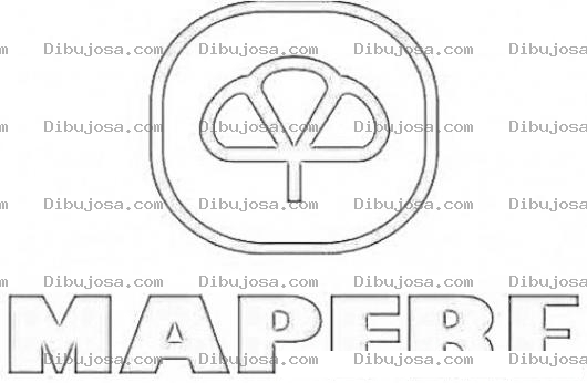 Dibujo para colorear Dibujo De Mapfre Para Pintar Y Colorear Logo De Mapfremapfre