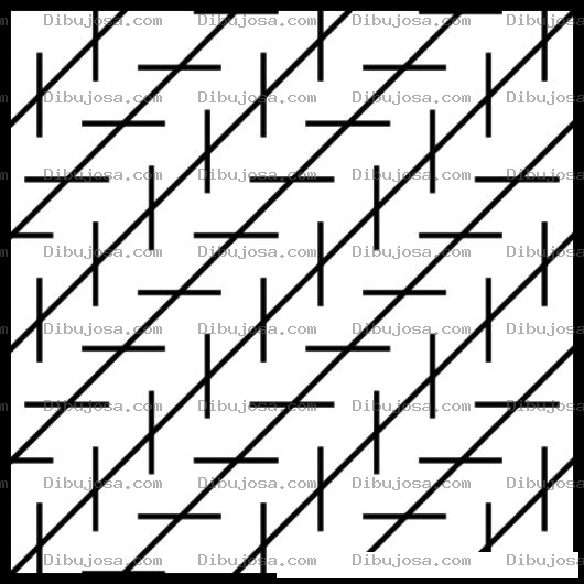 Dibujo para colorear Ilusion Optica De Lineas Torcidas Para Pintar Y Colorear