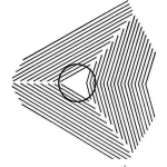 Dibujo para colorear Ilusion Optica De Circulo Imperfecto Para Colorear
