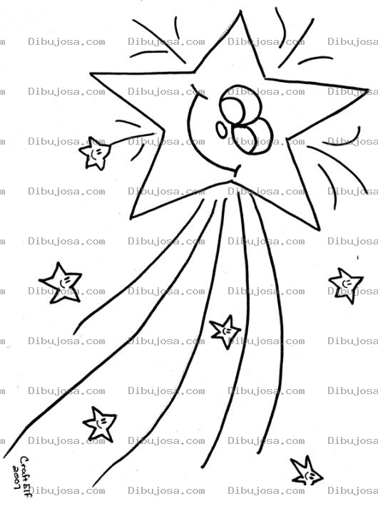 Dibujo para colorear Estrellita Donde Estas Quiero Verte Titilar Dibujo De Super Estrella Con Estrellitas Para Colorear