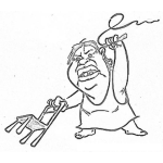 Dibujo para colorear Domadora De Hombres Para Pintar Y Colorear