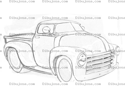 Dibujo para colorear Dibujo De Troca Clasica Para Pintar Y Colorear