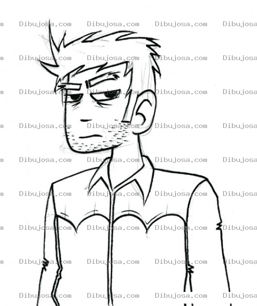 Dibujo para colorear Barba De 3 Dias Para Colorear