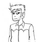 Dibujo para colorear Barba De 3 Dias Para Colorear
