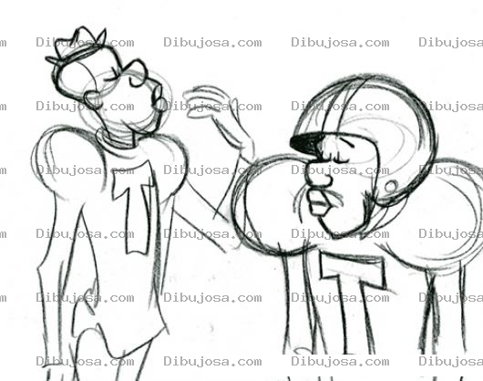 Dibujo para colorear Jugadores De Futbol Americano Para Pintar Y Colorear