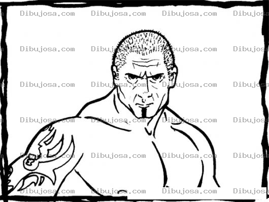 Dibujo para colorear Dibujo De Batista Para Pintar Y Colorear
