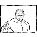 Dibujo para colorear Dibujo De Batista Para Pintar Y Colorear