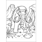 Dibujo para colorear Mamut coloring