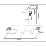 Dibujo para colorear Medidas De Una Cancha De Basketball En Dibujo Para Pintar Y Colorear
