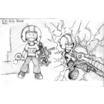 Dibujo para colorear Dibujo De Keen Commander Para Pintar Y Colorear