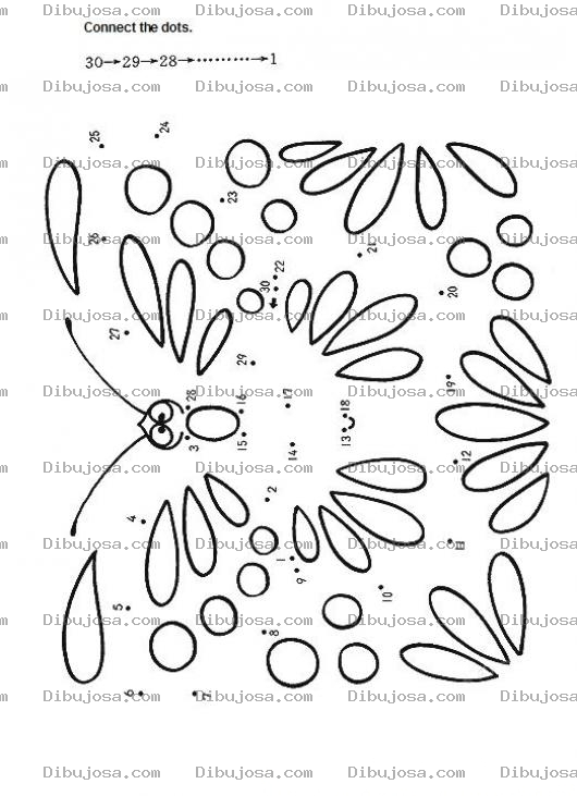 Dibujo para colorear Conecta los puntos y descubre el dibujo