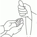 Dibujo para colorear Dibujo De Limosna Para Pintar Y Colorear