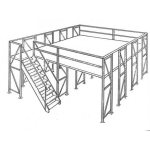 Dibujo para colorear Dibujo De Tarima De Madera Para Pintar Y Colorear