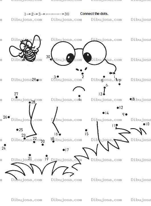 Dibujo para colorear Conecta los puntos del 1 al 30 para completar el dibujo