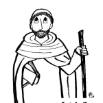 Dibujo para colorear Dibjo Del Hermano Pedro Para Pintar Y Colorear A San Pedro