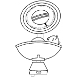 Dibujo para colorear Dibujo De Pesa De Bebe Para Pintar Y Colorear