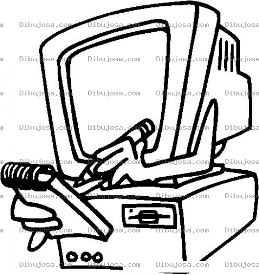 Dibujo para colorear Apuntes De Computadora Para Pintar Y Colorear