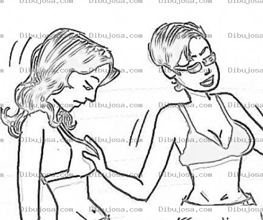 Dibujo para colorear Lesbianismo Dibujo De Mujer Lesbiana Para Pintar Y Colorear Mujer Marimacho Machorra