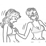 Dibujo para colorear Lesbianismo Dibujo De Mujer Lesbiana Para Pintar Y Colorear Mujer Marimacho Machorra