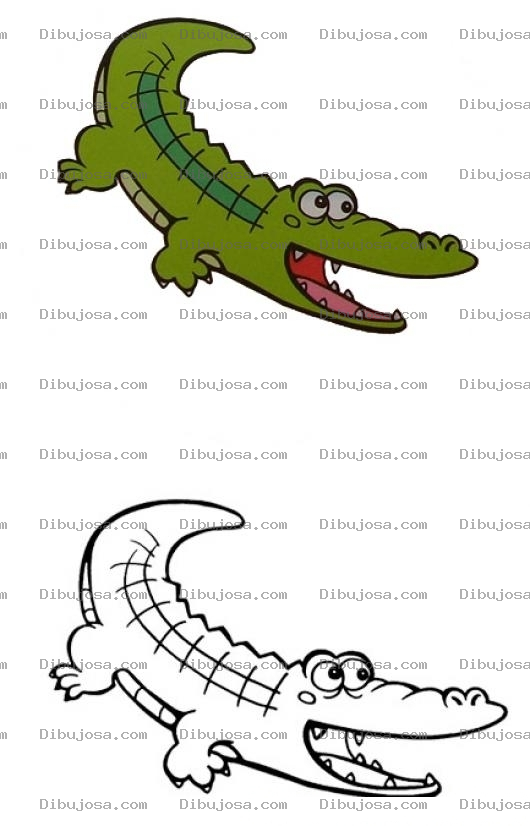 Dibujo para colorear Colorear un lagarto