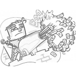 Dibujo para colorear Dibujo De Spamer Para Pintar Y Colorear Bombazo De Spam Y Envio Masivo De Correos Electronicos O Email Marketing Para Pintar Y Colorear