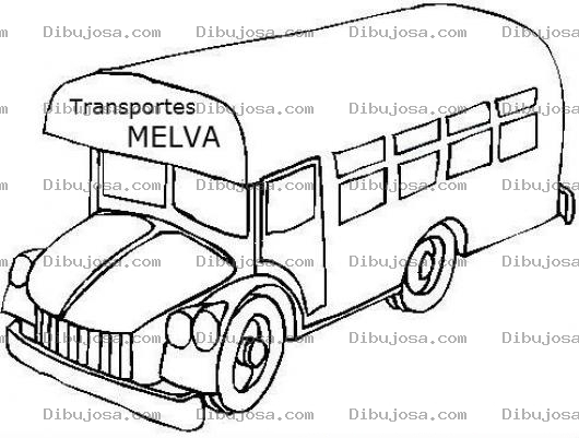 Dibujo para colorear Transportes Melva Jutiapa Dibujo De Transportes Melva De Guatemala Para Pintar Y Colorear