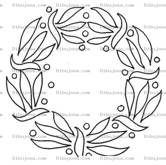 Dibujo para colorear Mandalas Para Colorear De Navidad