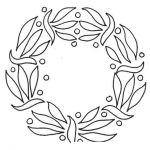 Dibujo para colorear Mandalas Para Colorear De Navidad
