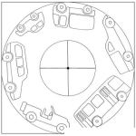 Dibujo para colorear Mandalas Para Colorear De Carritos