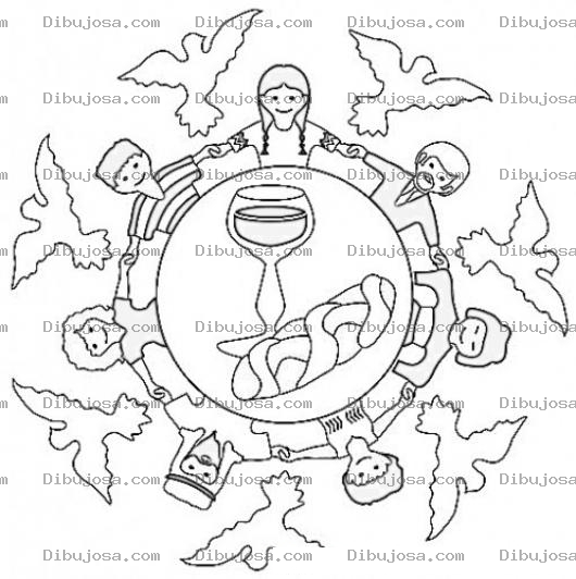 Dibujo para colorear Mandalas Para Colorear Personas Del Mundo