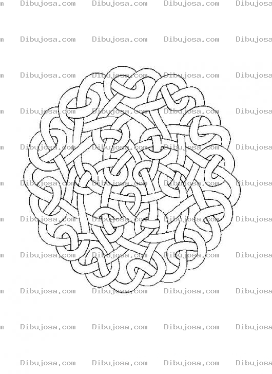 Dibujo para colorear Mandalas Para Colorear Espageti