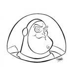 Dibujo para colorear Dibujo De Buzz Light Year Para Pintar Y Colorear